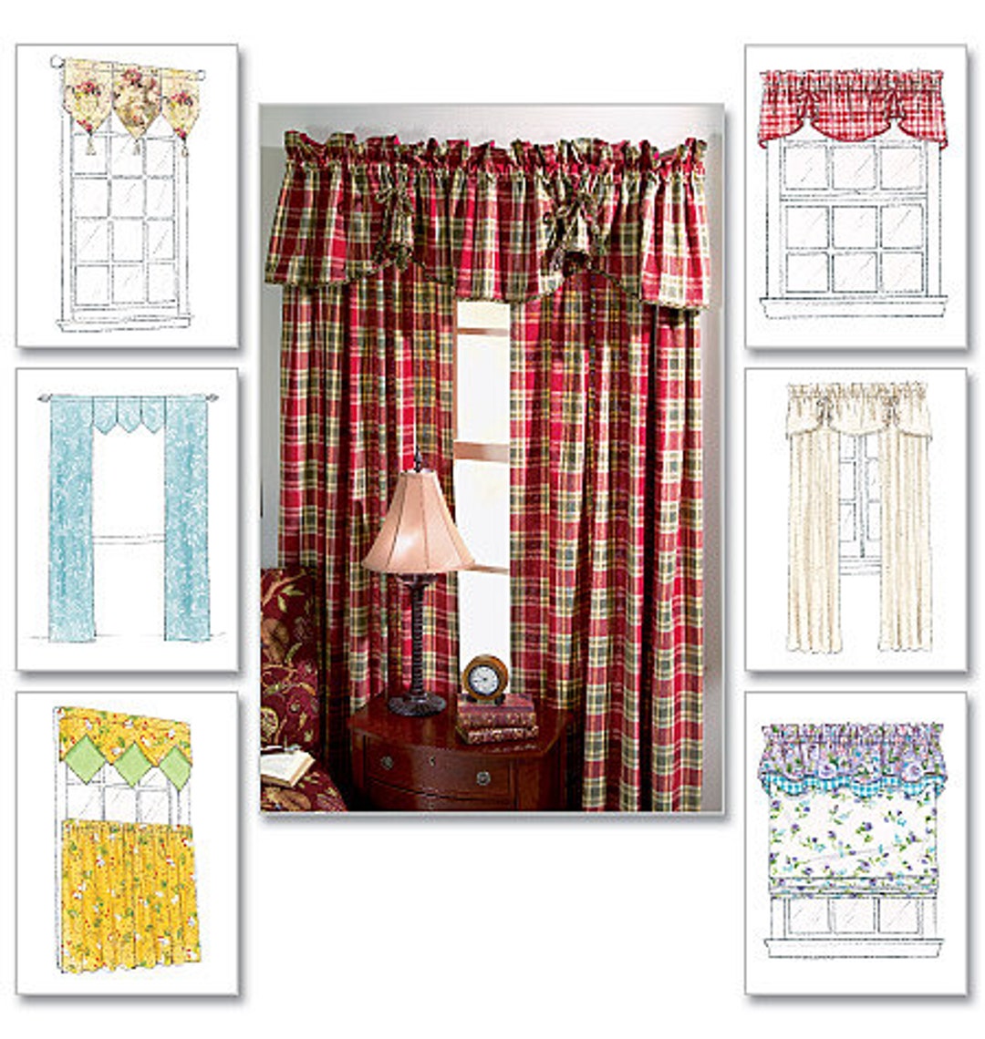 Mccall's Sewing Pattern M4408 Window Essentials valances and Panels -   Canada