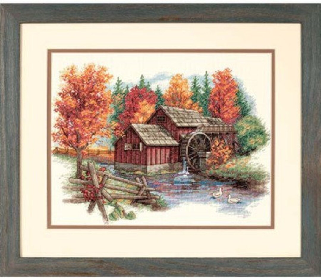 Dimensions Glory Of Autumn Counted Cross-Stitch Kit - Etsy.de