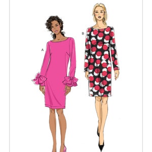 OUT of PRINT Vogue Pattern V9325 Misses&#39; Dress