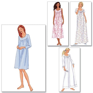 Butterick Sewing Pattern B6838 Misses&#39;/Misses&#39; Petite Nightgown