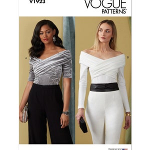 Vogue Sewing Pattern V1923 Misses&#39; Off-The-Shoulder Bodysuit