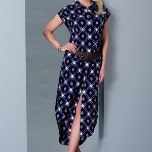 McCalls Sewing Pattern M7387 Misses&#39; Button-Down Top, Tunic, Dresses and Belt