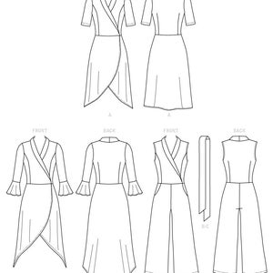 Butterick Sewing Pattern B6658 Misses' Dress Jumpsuit and - Etsy