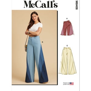 McCall's Sewing Pattern M8408 Misses' Shorts and Pants