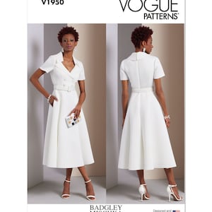 Vogue Sewing Pattern V1950 Misses&#39; Dress by Badgley Mischka