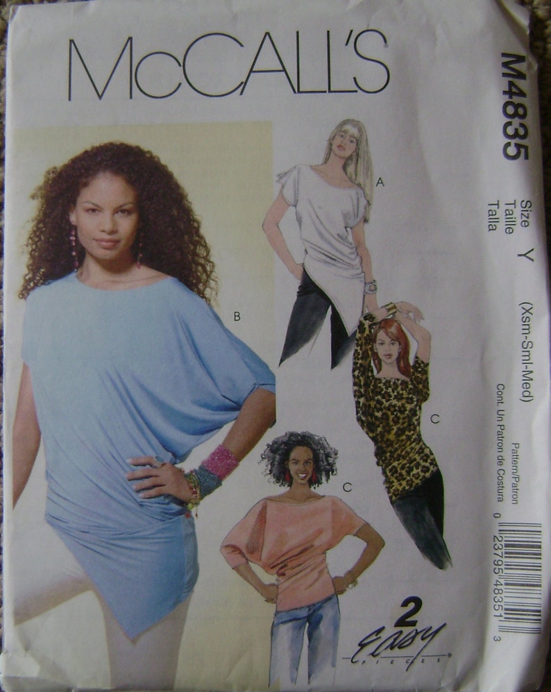 OUT of PRINT Mccall's Sewing Pattern M4835 Misses' Etsy UK