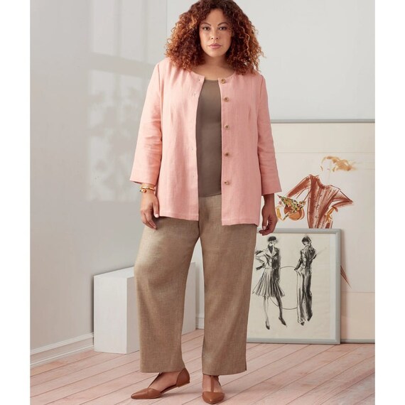 Patron De Couture Simplicity 9269 - Veste, Haut Et Pantalon Femme - Tailles 10 à 18