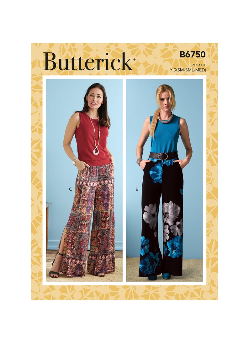 Butterick Sewing Pattern B6750 Misses' Shorts and Pants | Etsy