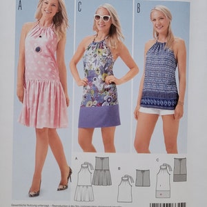 OUT of PRINT Burda Style Sewing Pattern 6655 Misses Dress and Shirt