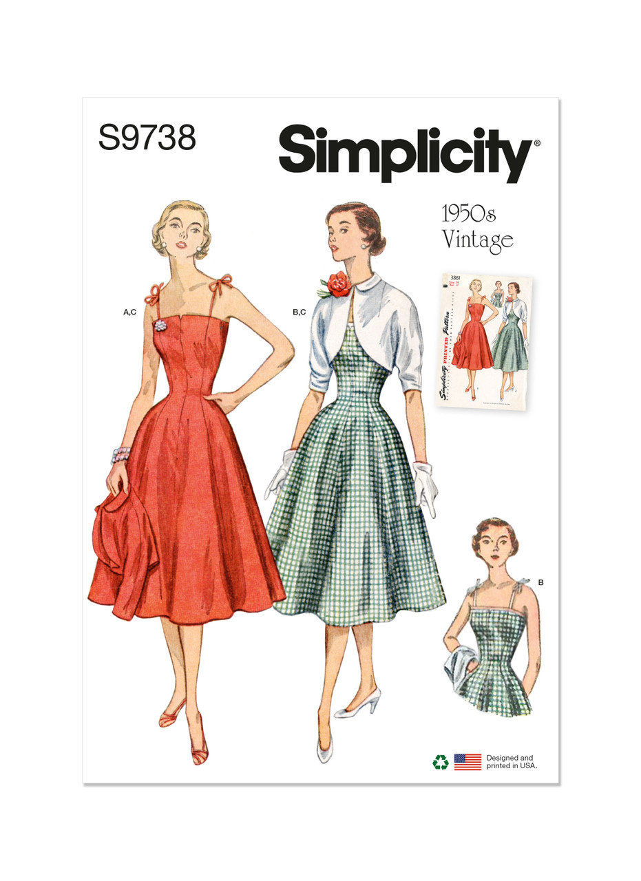 S9473  Simplicity Sewing Pattern Misses' Dresses and Jacket