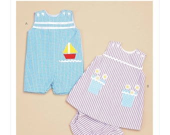 Butterick Sewing Pattern B6905 Baby Overalls, Dress and Panties
