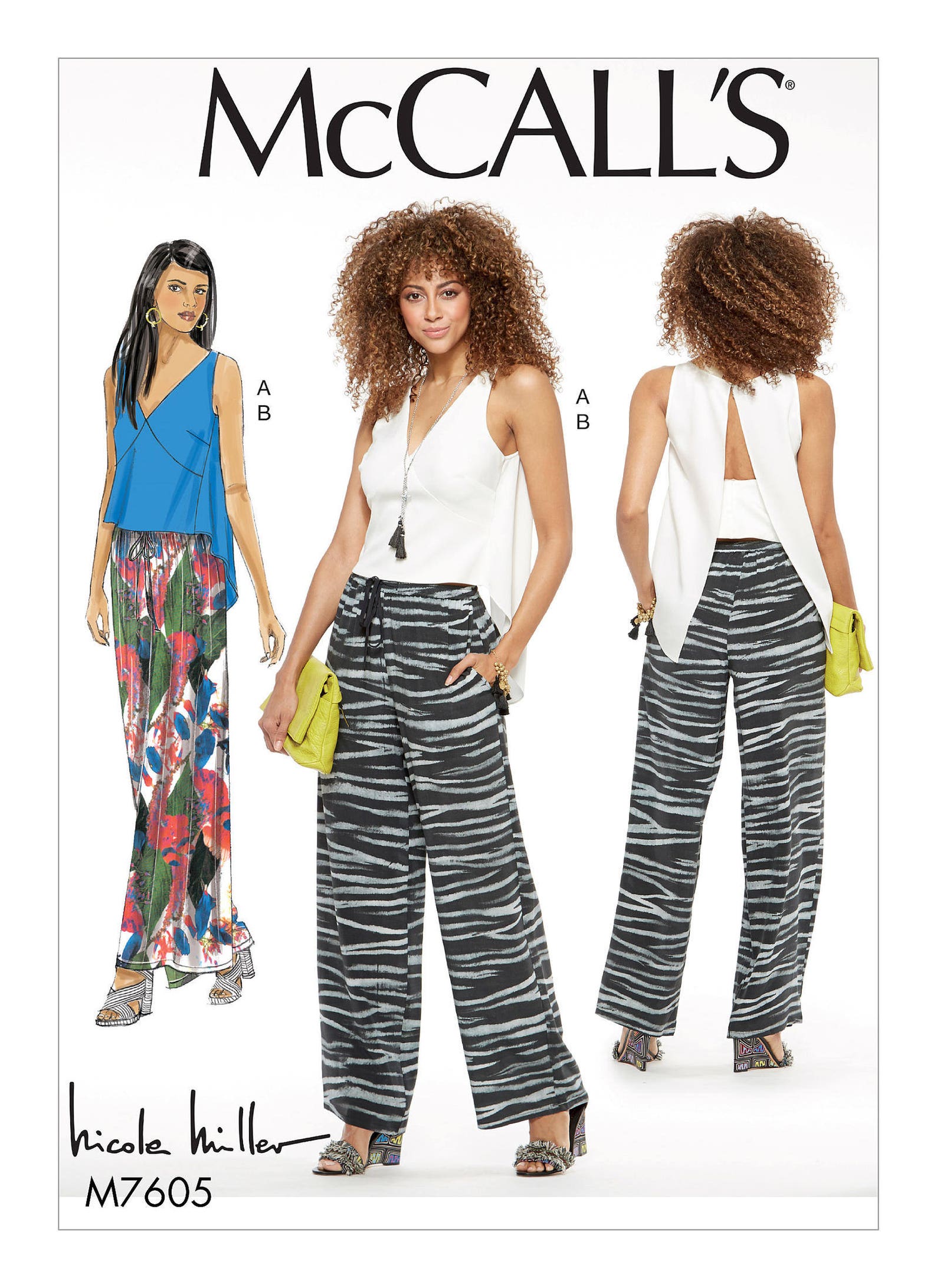 OUT of PRINT Mccall's Sewing Pattern M7605 Misses' Etsy