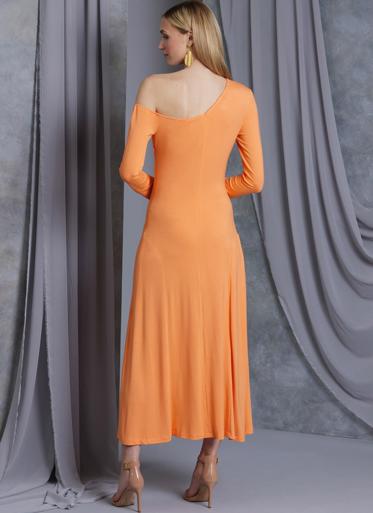 knit maxi dress sandro SANDRO Zade chevron-knit maxi dress
