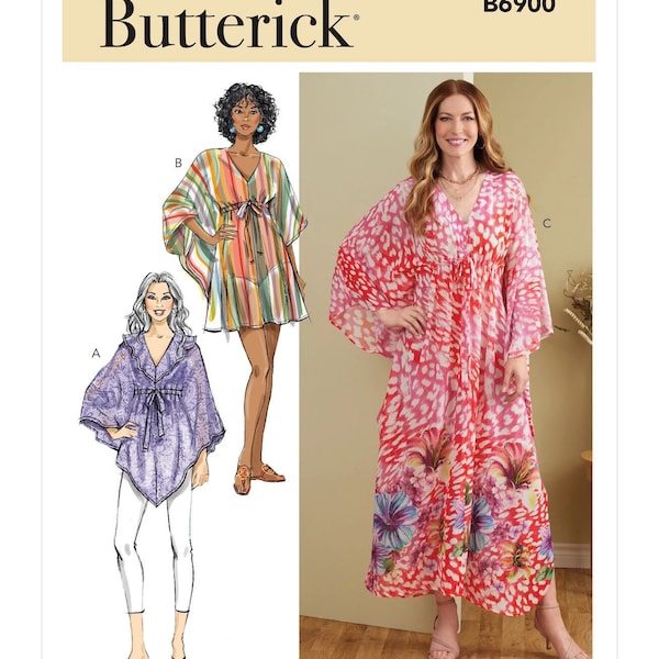 Butterick Sewing Pattern B6900 Misses' Caftan