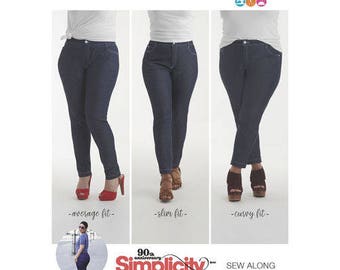 Simplicity Sewing Pattern 8516 Misses' Mimi G Skinny Jeans
