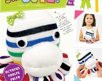 Sew Cute! Sock Buddy Kit- Octopus