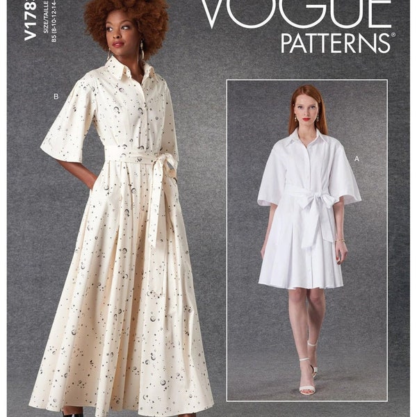 Vogue Sewing Pattern V1783 Misses' Dresses