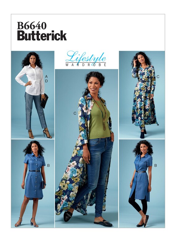 Butterick Sewing Pattern B6640 Misses'/ Misses' Petite - Etsy