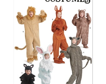 Simplicity Sewing Pattern S9840 Children's and Adult's Animal Costumes
