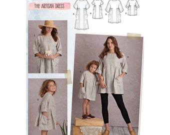 Simplicity Sewing Pattern S8856 Children's and Misses' Dress and Tunic