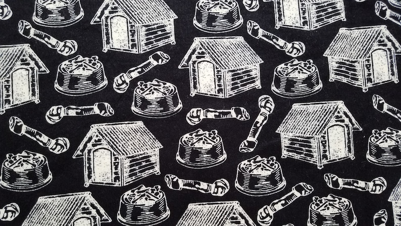 Dog Essentials Flannel Fabric 1 yard