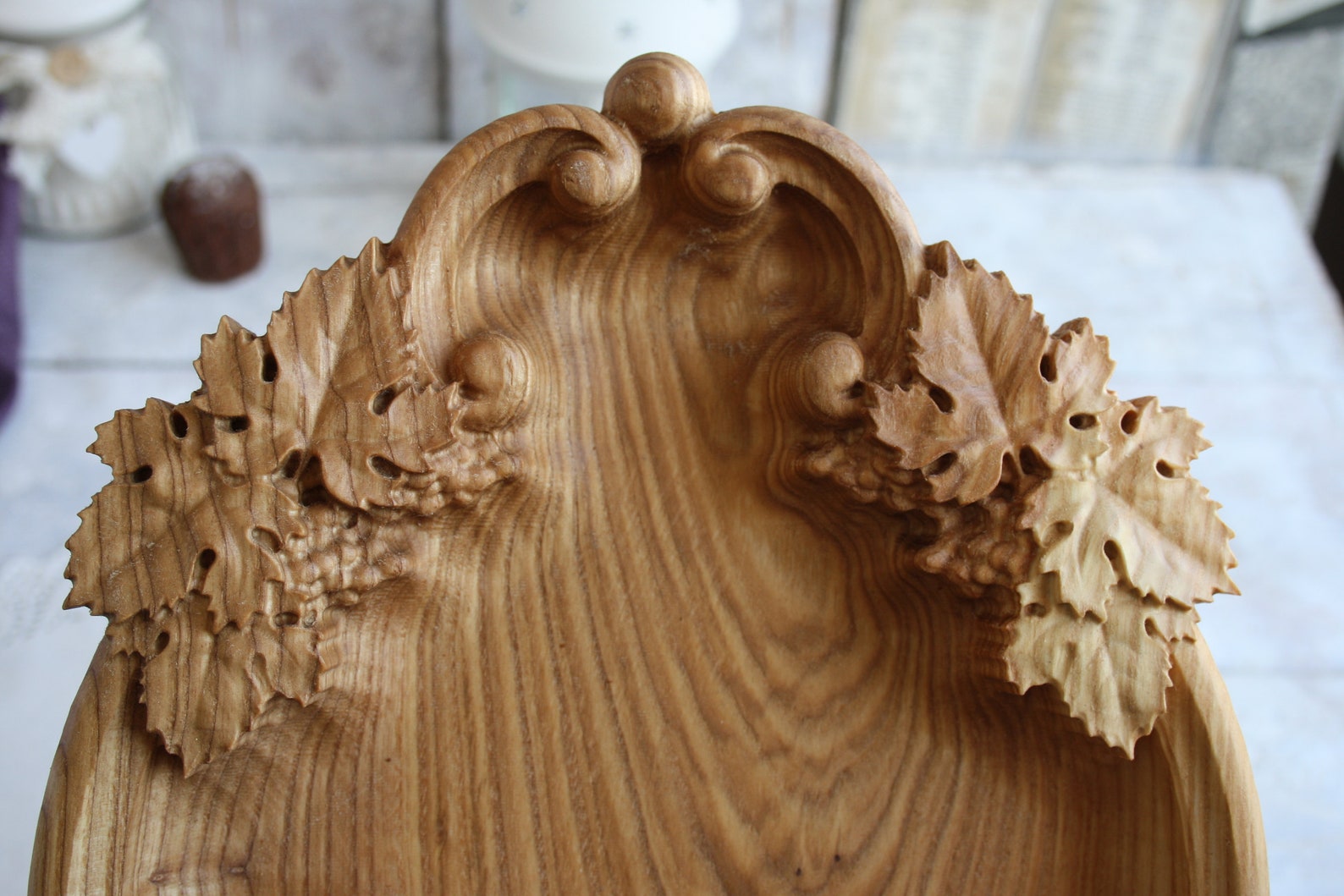 Solid Ash Wood Oval Platter Serving Plate Tableware Dish Gift Etsy