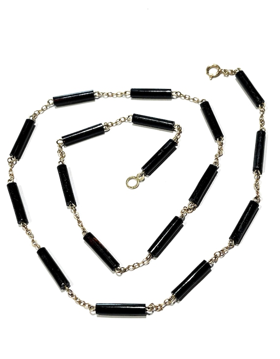 14k Gold Hawaiian Black Coral Necklace: Unisex Spiritual Jewelry