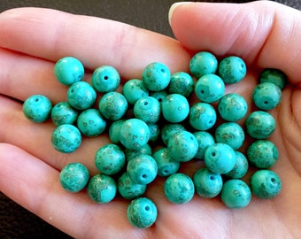 turquoise Very Old Antique ONE natural Untreated turquoise for necklace bracelet or for collection