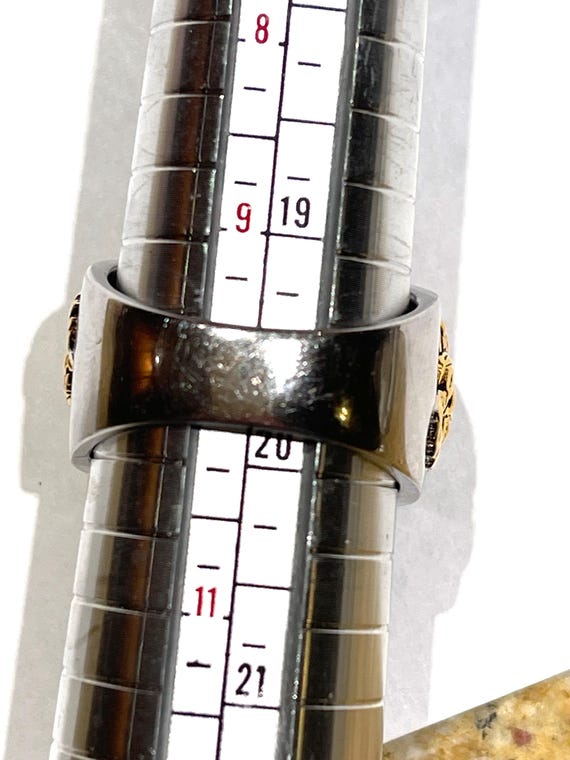 Native American Eagle Lapis Ring: Sterling Silver… - image 10