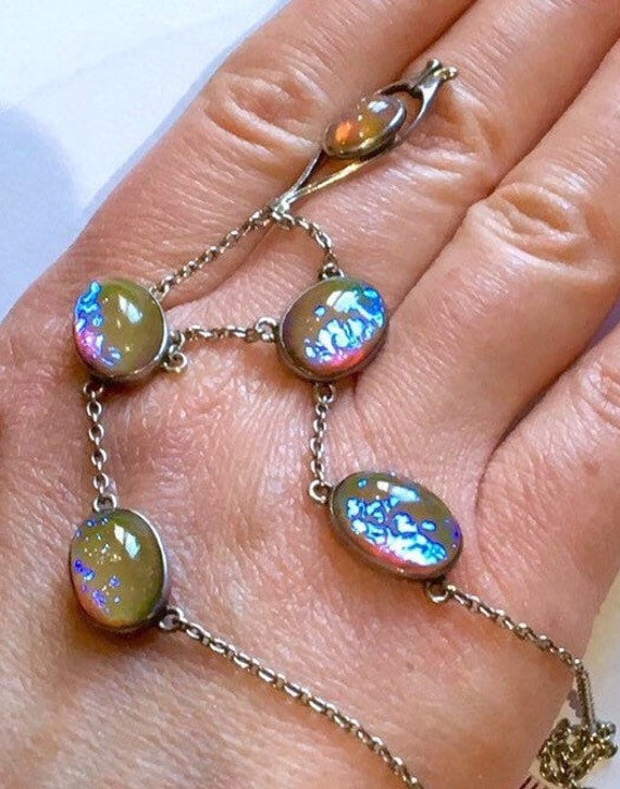 Antique Dragons Breath Opal Gem