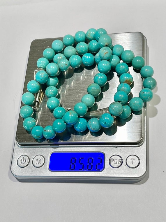 RARE 400 TCW USA turquoise large bead natural sol… - image 2