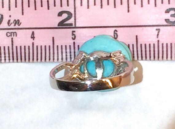Solid PLATINUM Natural Sleeping Beauty Turquoise … - image 7