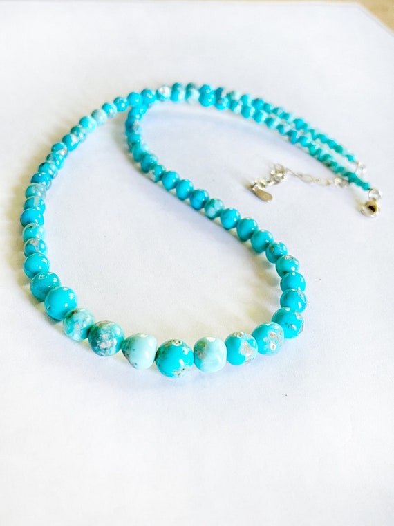 98 TCW Authentic Campitos Turquoise necklace gem q