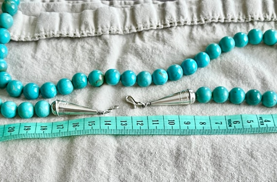 RARE 400 TCW USA turquoise large bead natural sol… - image 6