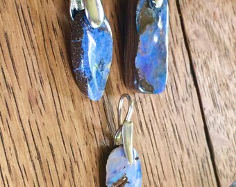 Solid Australian Opal pendant