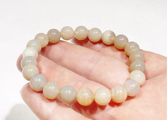 Natural Australian semiblack opal beads braclet View 5