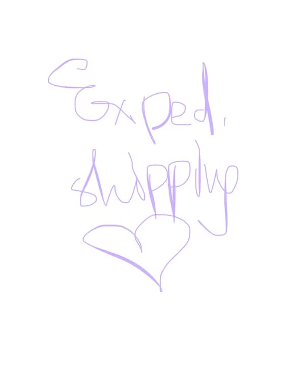 Listing for expedited shipping