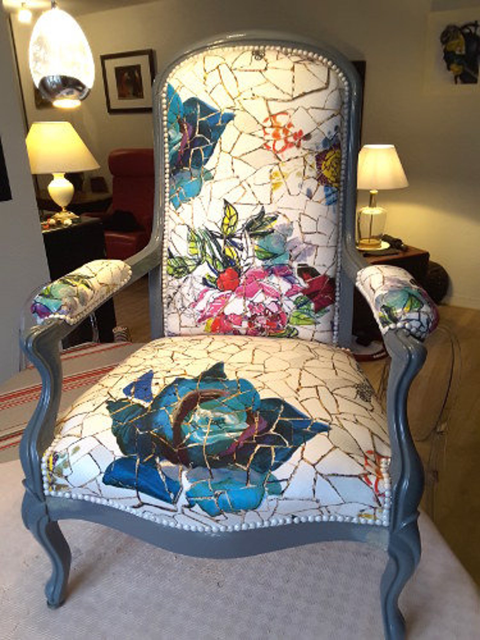 Relooking de fauteuil voltaire haut de gamme | Etsy