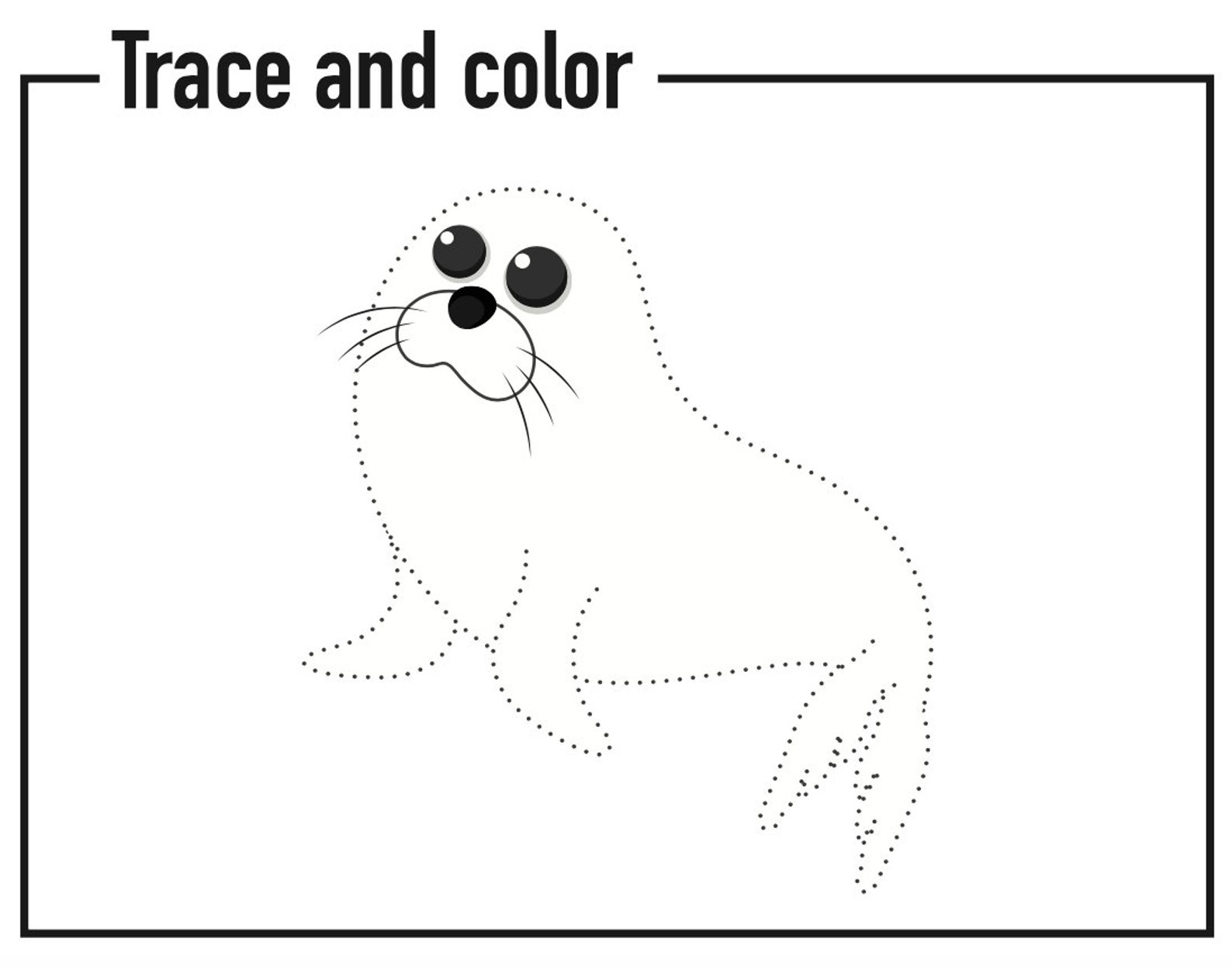 Trace and Color Pages for Kids Kindergarten and Pre K-18 | Etsy