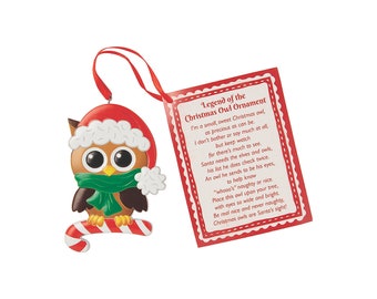 Christmas Owl Ornaments Legend