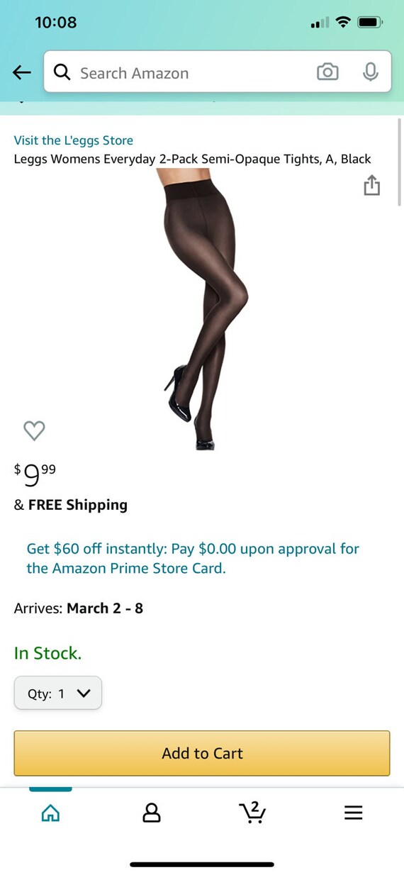 Leggs Womens Everyday 2-pack Semi 