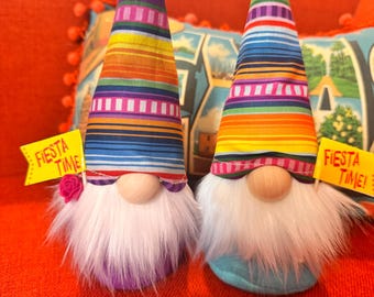 Fiesta Gnomes, Holiday Decor, Collector Gift