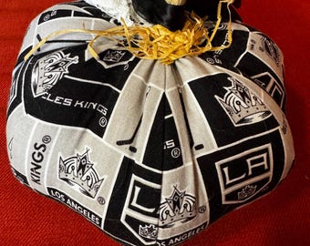 LA Kings Kürbis, letzte Auflage, nicht mehr erhältliches Design, NHL-Kürbis, Heimdekoration