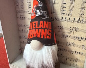 Cleveland Browns Gnome, Browns voetbalmascotte, cadeau-ideeën, NFL-decor, rallykabouter