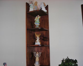4 Shelf corner display curio for your precious collection.
