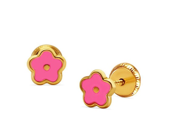 14K Gold Threaded Safety Earring Backs for Baby or Toddler Earrings –  Everyday Elegance Jewelry