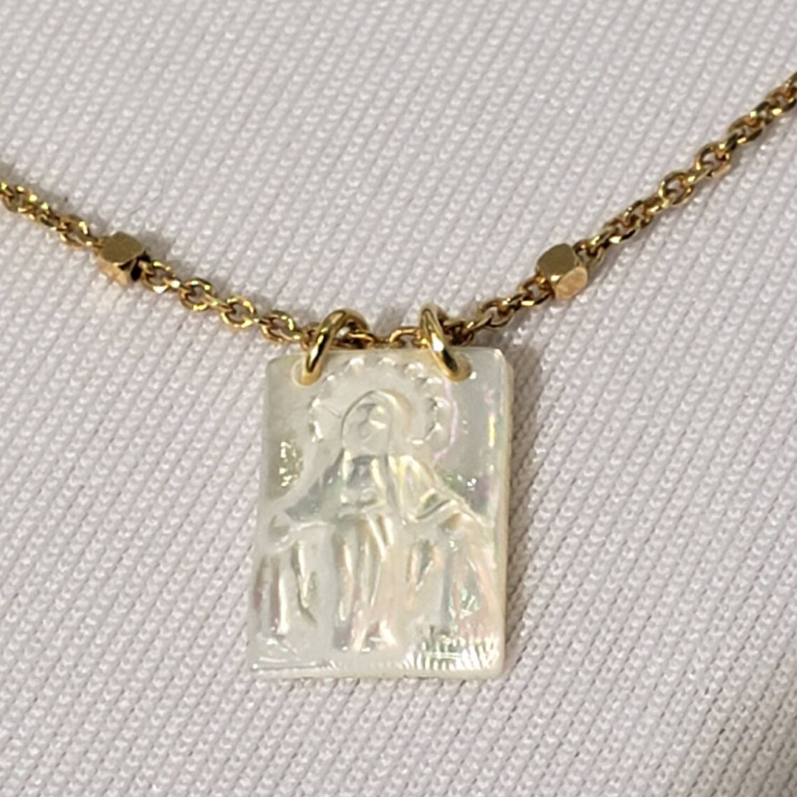 Scapular Necklace Escapulario Catholic Jewelry Mother of Etsy