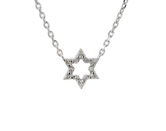 Diamond Jewish Star - Etsy