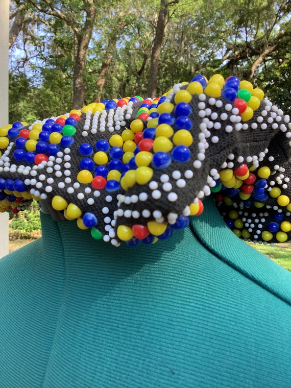 50’s Rock Candy Handbag, Dot Candy Pull Cord Purse - image 7