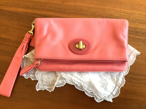 COACH PINK LEATHER PILLOW TABBY SHOULDER BAG - CRTBLNCHSHP